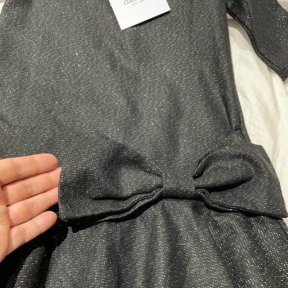 Deux par Deux 5 black shimmer drop waist dress NWT - Picture 3 of 9